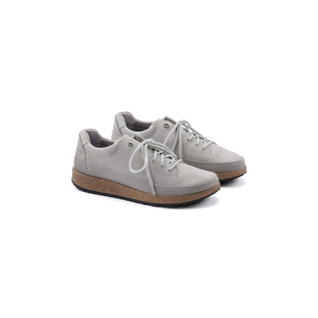 Honnef low Whale Gray Suede Leather Shoes