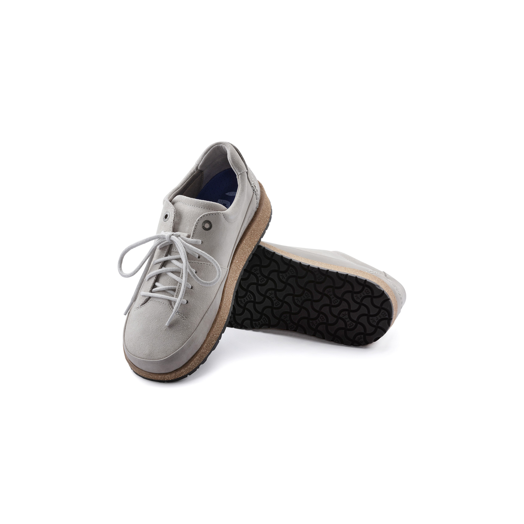 Honnef low Whale Gray Suede Leather Shoes