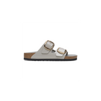 Arizona Big Buckle High Shine Stone Coin Natural Leather Sandals