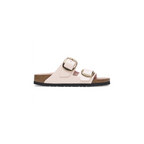 Arizona Big Buckle High Shine Light Rose Natural Leather Sandals