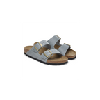 Arizona Basalt Grey Oiled Leather Sandals