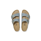 Arizona Basalt Grey Oiled Leather Sandals