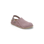 Lutry Premium Faded Purple Suede Leather Clogs