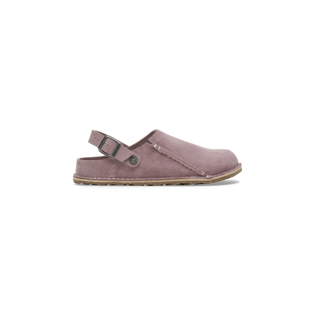 Lutry Premium Faded Purple Suede Leather Clogs
