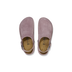 Lutry Premium Faded Purple Suede Leather Clogs