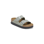 Arizona Flex Platform Pure Sage Nubuck Leather Sandals