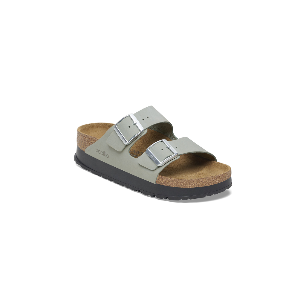 Arizona Flex Platform Pure Sage Nubuck Leather Sandals