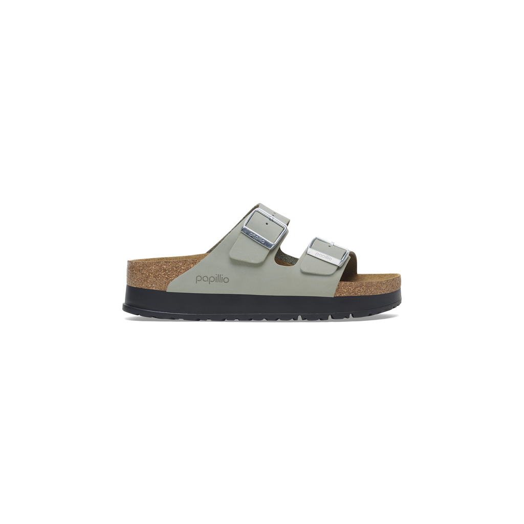 Arizona Flex Platform Pure Sage Nubuck Leather Sandals