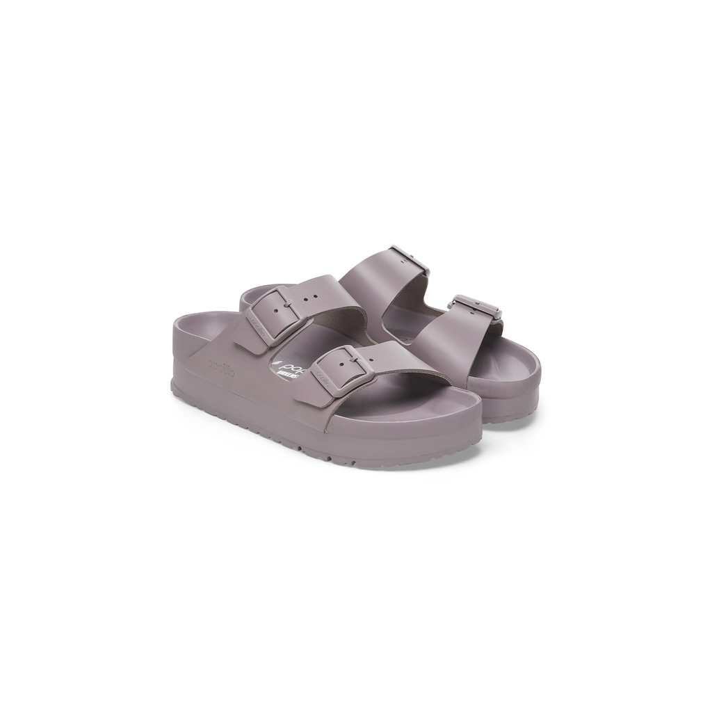 Arizona Flex Platform Exquisite Faded Purple Natural Leather Sandals