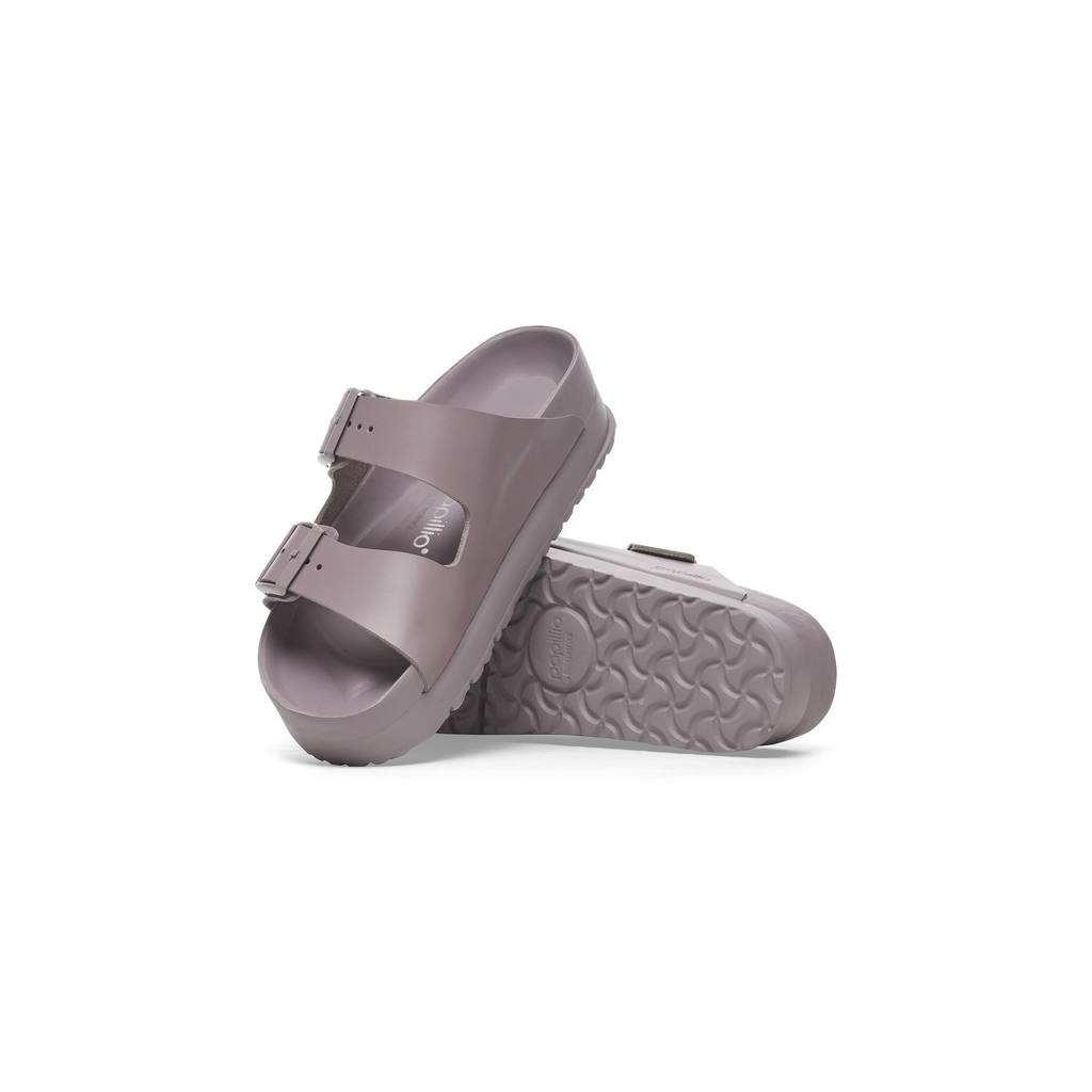 Arizona Flex Platform Exquisite Faded Purple Natural Leather Sandals