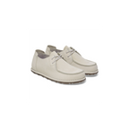 Utti Lace Antique White Suede Leather Shoes