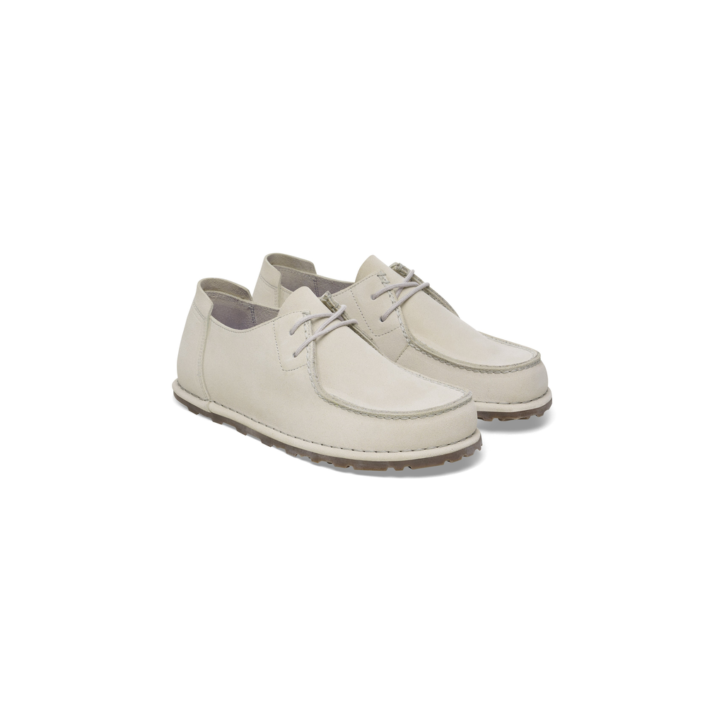 Utti Lace Antique White Suede Leather Shoes