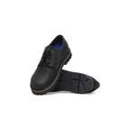 Highwood Lace Low Black Oiled Leather Shoes