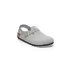 Tokio Pure Sage Nubuck Leather Clogs
