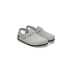 Tokio Pure Sage Nubuck Leather Clogs