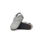 Tokio Pure Sage Nubuck Leather Clogs