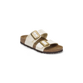 Sydney Cushion Buckle Graceful Pearl White Birko-Flor Sandals