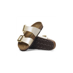 Sydney Cushion Buckle Graceful Pearl White Birko-Flor Sandals