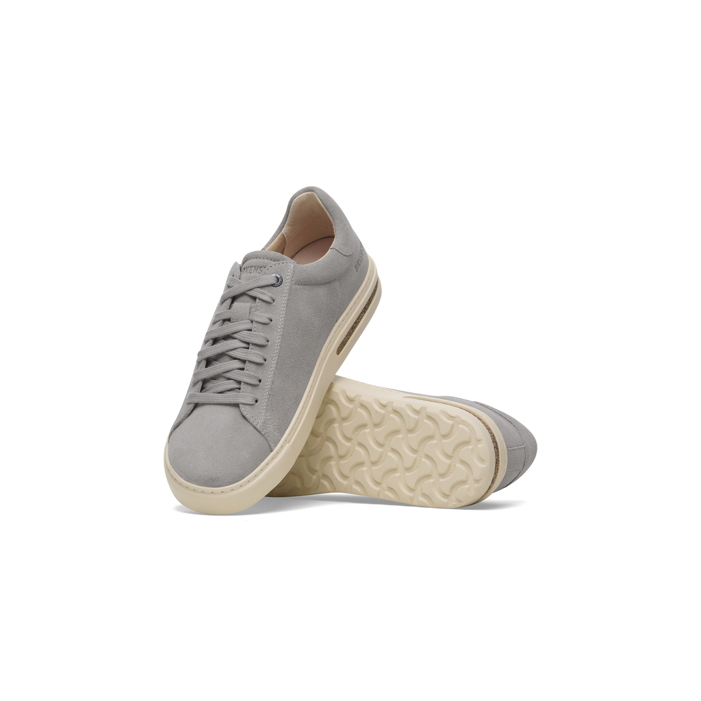 Bend Low Stone Coin Suede Leather Shoes