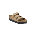 Florida Flex Platform Sandcastle Nubuck Leather Sandals
