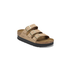 Florida Flex Platform Sandcastle Nubuck Leather Sandals