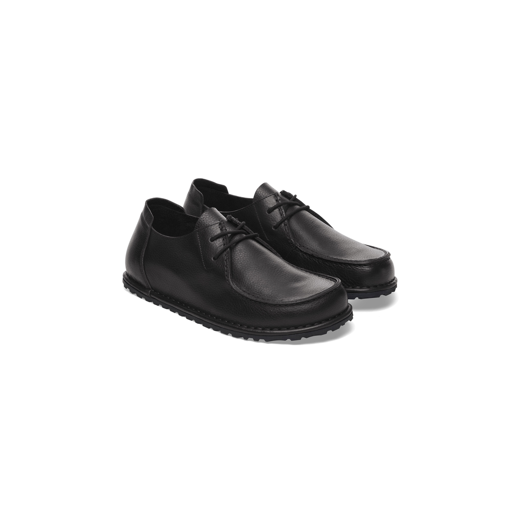 Utti Lace Black Natural Leather Shoes