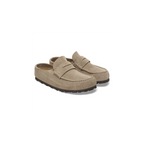 Naples Wrapped Taupe BG Suede Leather Clogs