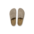 Naples Wrapped Taupe BG Suede Leather Clogs