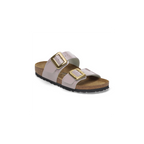 Sydney Cushion Buckle Patent Faded Purple Birko-Flor Sandals