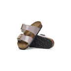 Sydney Cushion Buckle Patent Faded Purple Birko-Flor Sandals