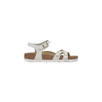 Kumba Antique White Nubuck Leather Sandals