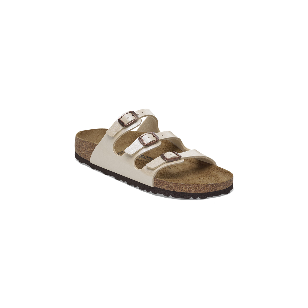 Florida Graceful Pearl White Birko-Flor Sandals