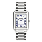 Sekonda Mens Stainless Steel Guilloche Bracelet Watch 28x37mm