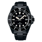 Seiko Prospex Solar Black Diver Watch SNE599P