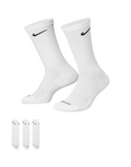 Everyday Plus Cushioned Training Crew Socks (3 Pairs) :White