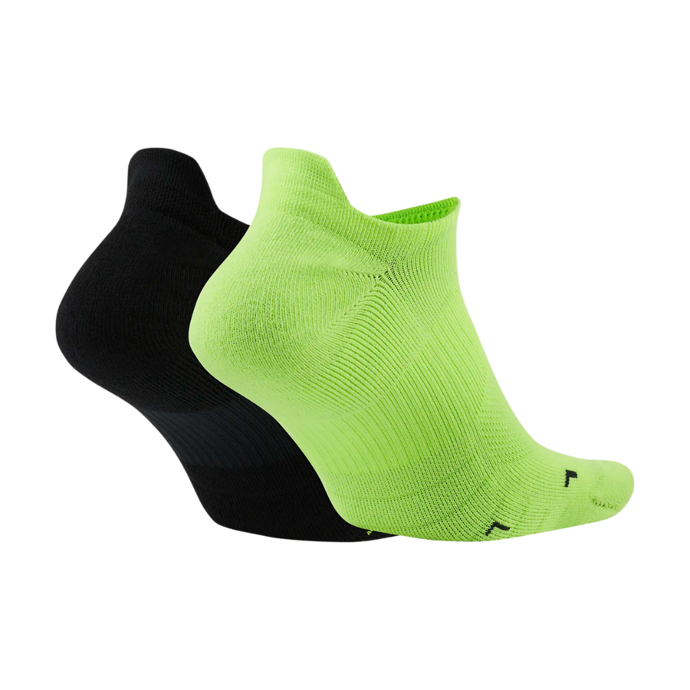 Nike Multiplier No Show Running Socks (2 Pack)