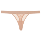 Sieve Thong in Buff