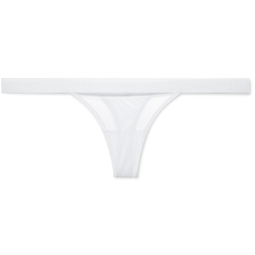 Sieve Thong in White