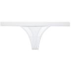 Sieve Thong in White