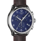 Tissot Chrono XL Classic Blue Dial Brown Leather Strap Watch For Men - T116.617.16.047.00