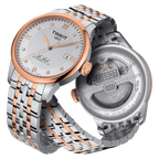 Tissot Le Locle Powermatic 80 Diamonds Silver Dial Two Tone Steel Strap Watch For Men - T006.407.22.036.01