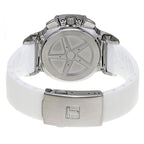 Tissot T Race Lady Chronograph White Dial White Rubber Strap Watch for Women - T048.217.17.017.00