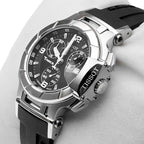 Tissot T Race Chronograph Black Dial Black Rubber Strap Watch for Women - T048.217.17.057.00