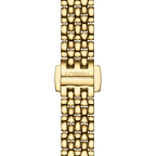 Tissot Lovely Gold Dial Gold Steel Strap Watch For Women - T058.009.33.021.00