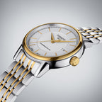 Tissot T Classic Carson Automatic White Dial Two Tone Steel Strap Watch for Men - T085.407.22.011.00
