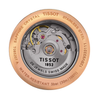 Tissot Carson Automatic White Dial Brown Leather Strap Watch For Women - T085.207.36.011.00