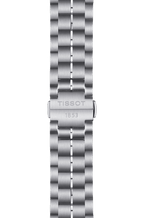 Tissot Luxury Powermatic 80 Black Dial Silver Steel Strap Watch for Men - T086.407.11.201.02