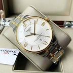 Tissot Chemin des Tourelles Powermatic 80 Silver Dial Two Tone Steel Strap Watch for Men - T099.407.22.038.02