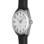Tissot T Classic PR 100 White Dial Black Leather Strap Watch for Men - T101.410.16.031.00
