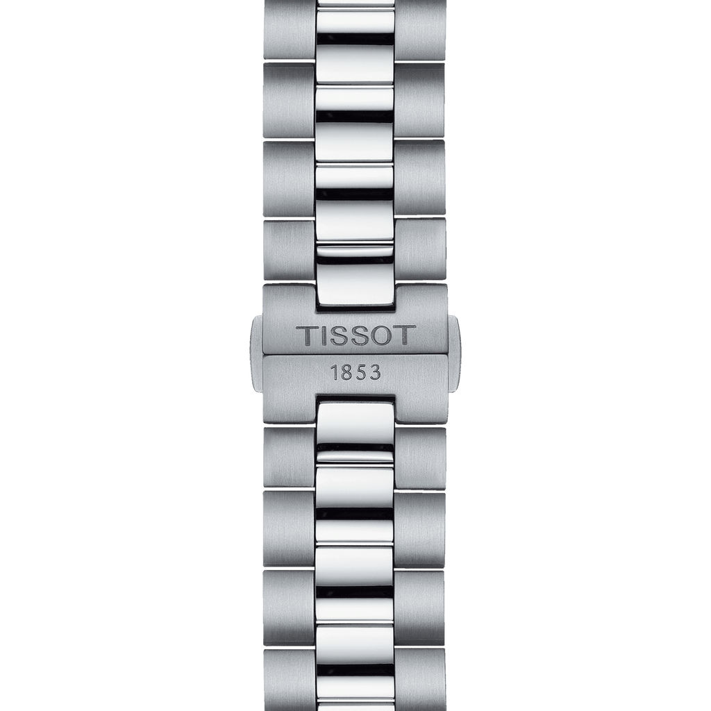 Tissot PR 100 Sport Quartz Black Dial Silver Steel Strap Watch For Men - T101.610.11.051.00